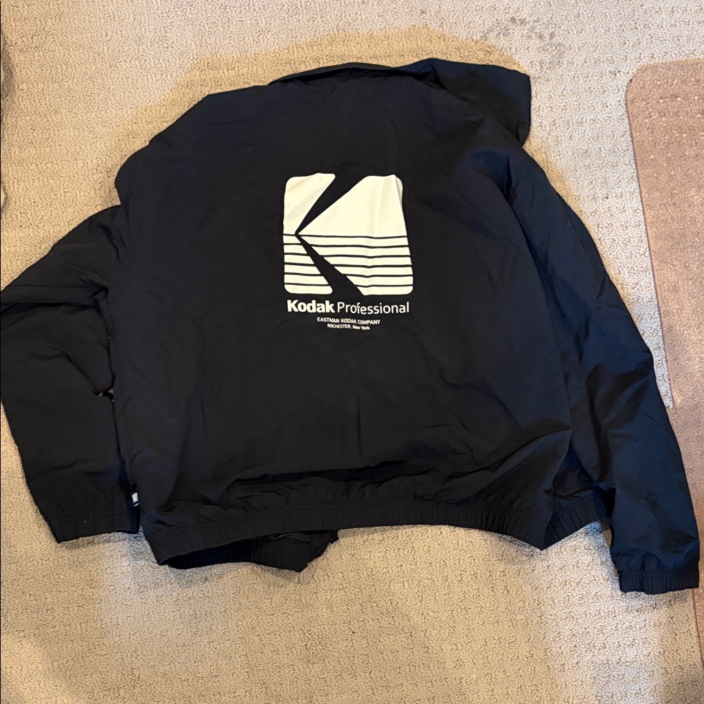 Kodak Professional Black Windbreaker